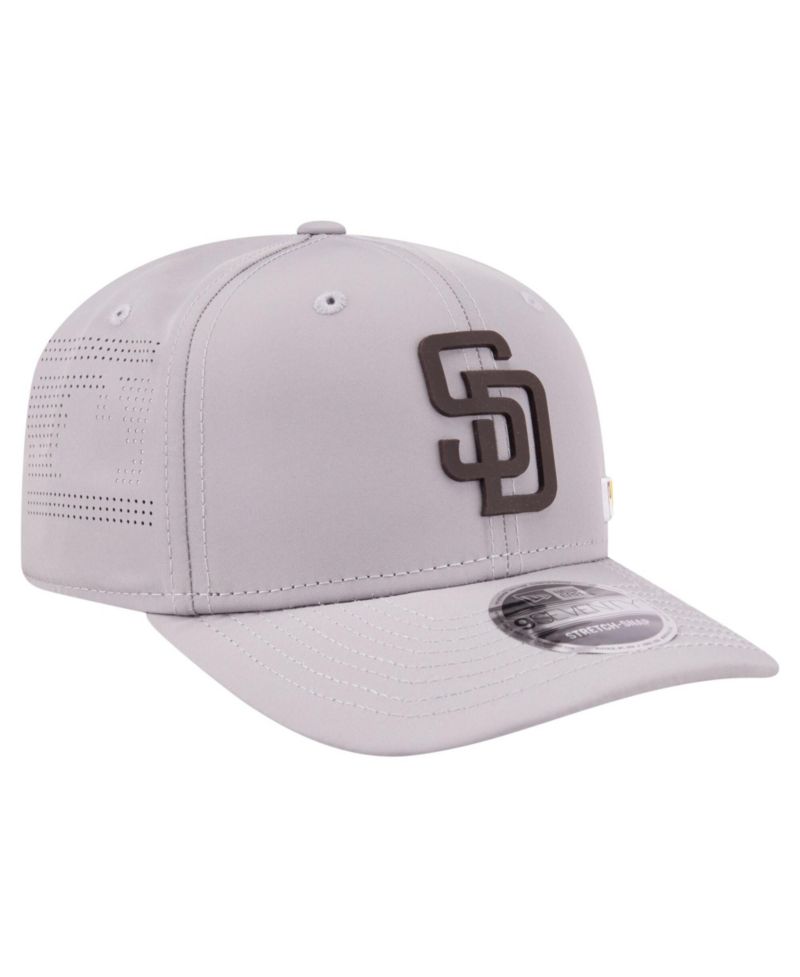 Men's Gray San Diego Padres Laser Perforated 9SEVENTY Adjustable Hat