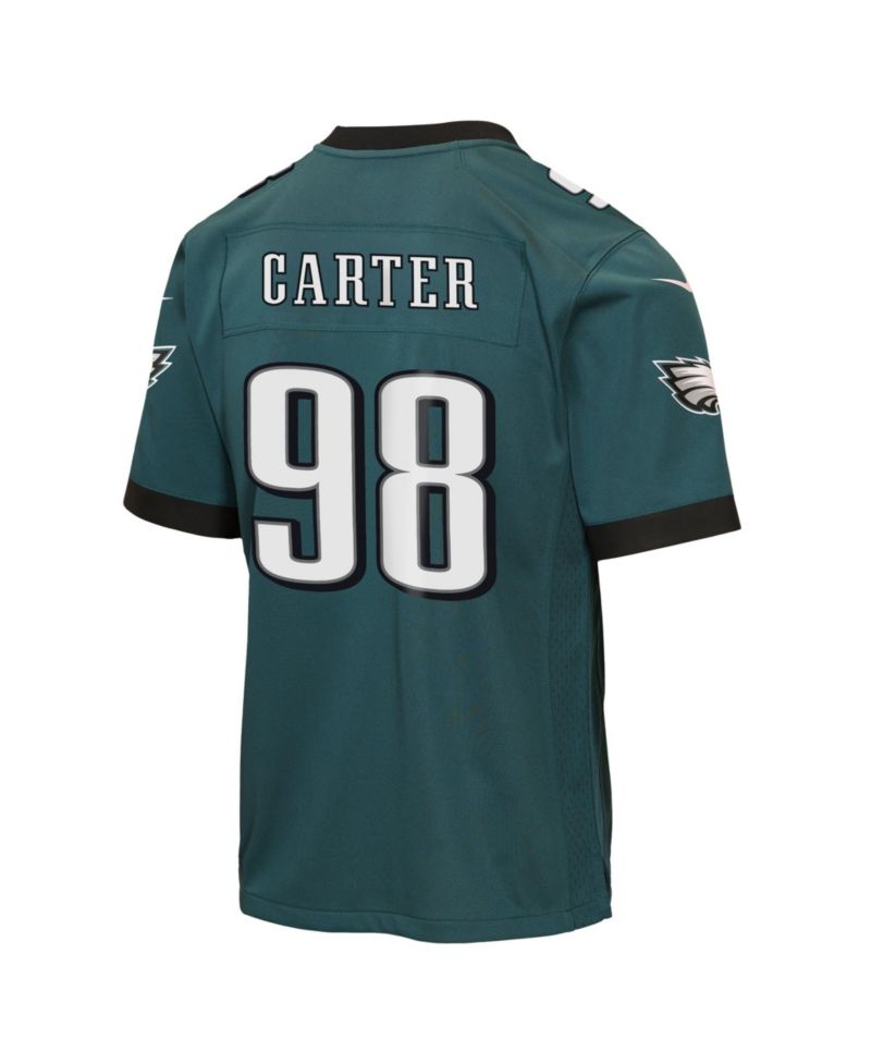 Big Boys and Girls Jalen Carter Midnight Green Philadelphia Eagles Team Game Jersey
