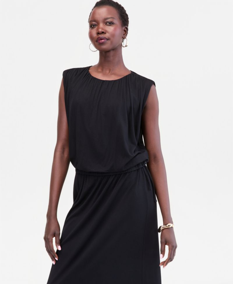 Women's Sleeveless Blouson Top