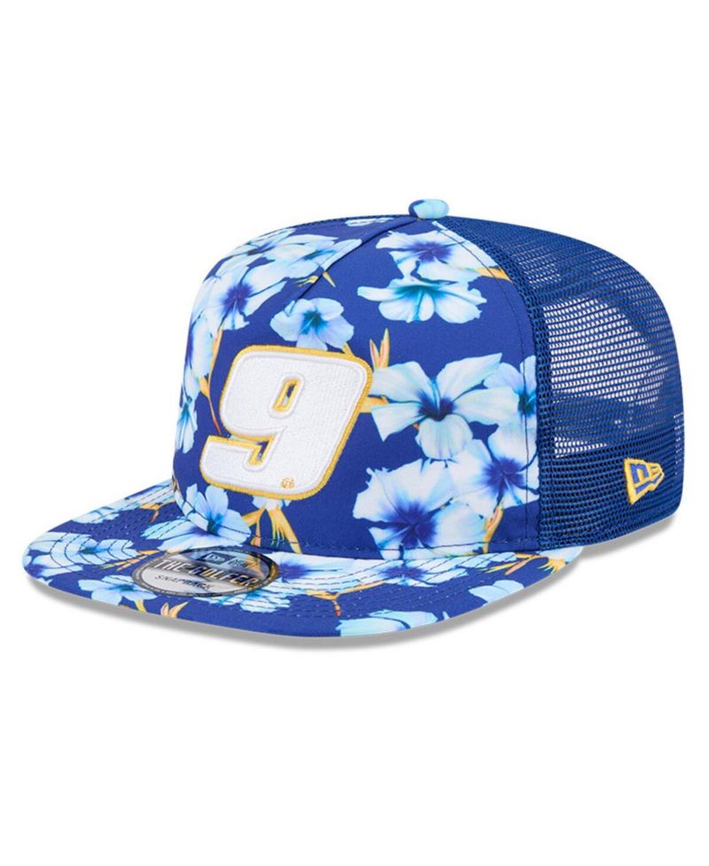 Men's Blue Chase Elliott Adventure Pattern Golfer Adjustable Hat