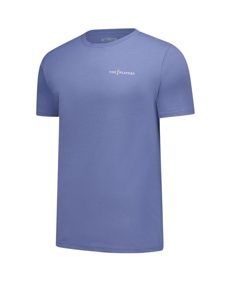 Men's & Women's Blue THE PLAYERS Toothy Goldman T-Shirt