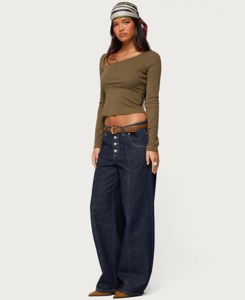 Women's Rion Asymmetric Long Sleeve Top