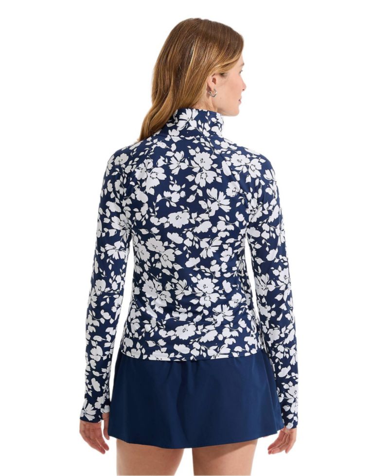 Women's SunShade UPF 50 Quarter Zip Rash Guard