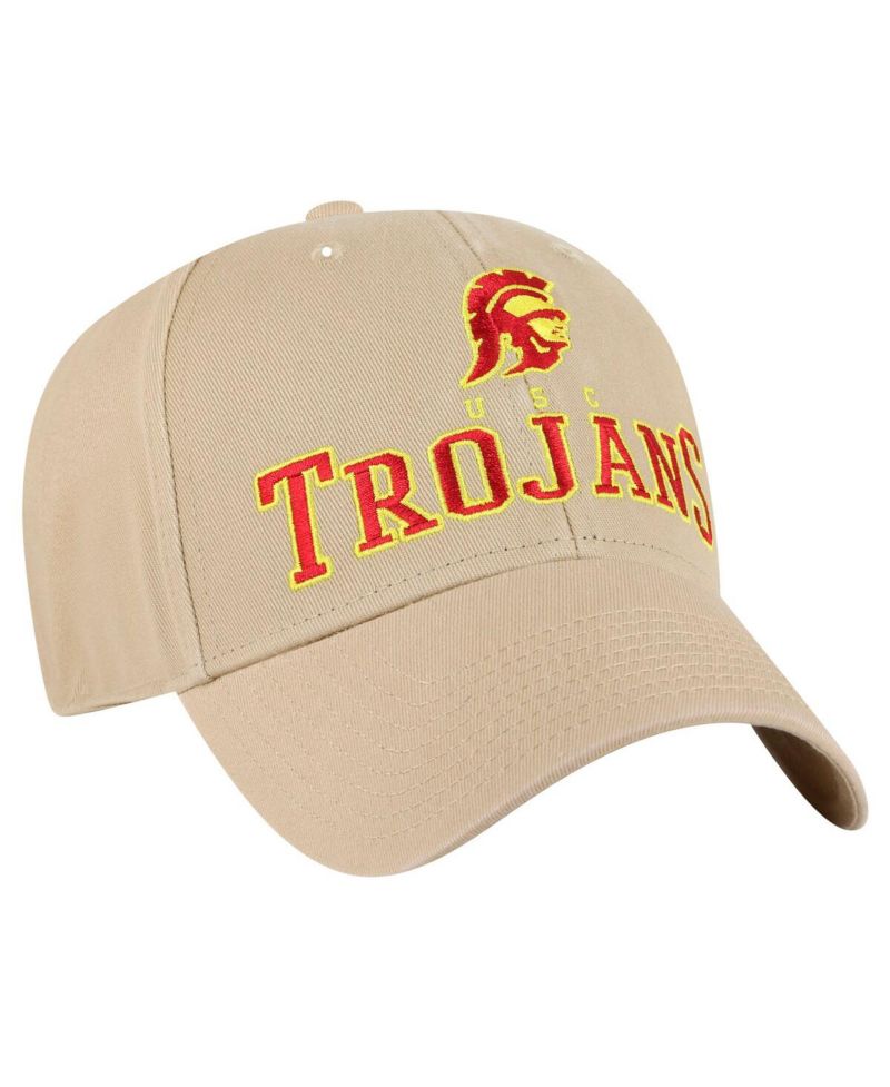 Men's Khaki USC Trojans Powell MVP Adjustable Hat