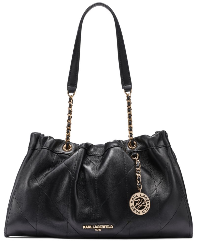 Amandine Leather Medium Shoulder Handbag