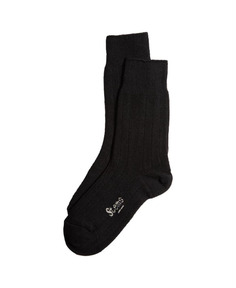 Women's Lux Italian Wool Cashmere Crew Socks