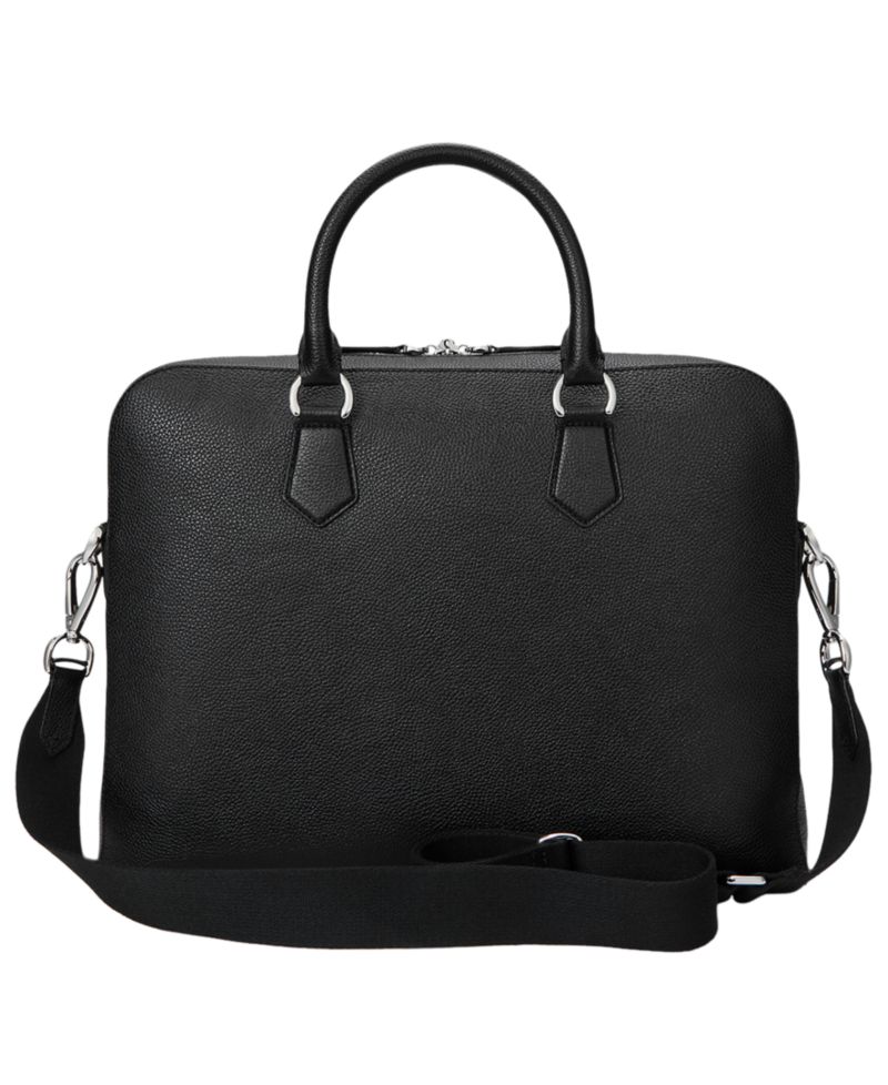 Men's Pebbled Leather Commuter Bag