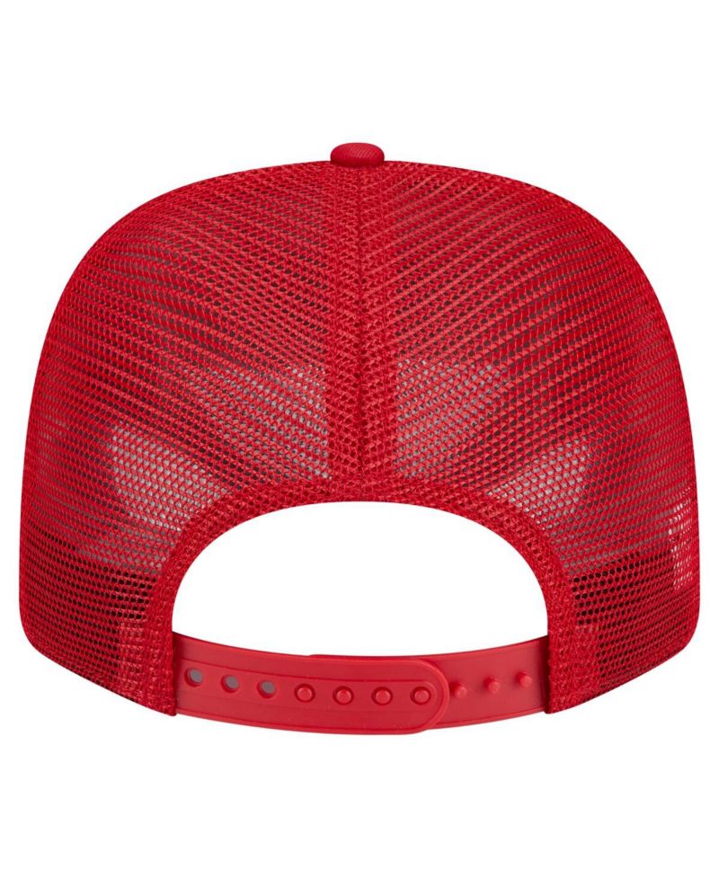 Men's Red NC State Wolfpack Primary 9SEVENTY Trucker Stretch-Snap Hat