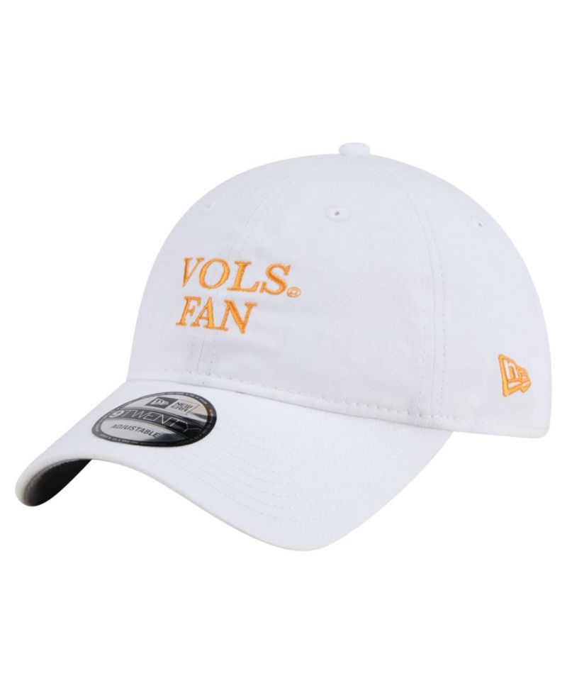Men's White Tennessee Volunteers Fan 9TWENTY Adjustable Hat