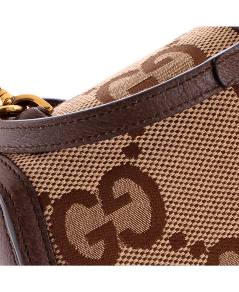 Mini Bamboo 1947 Top Handle Bag Jumbo GG Canvas