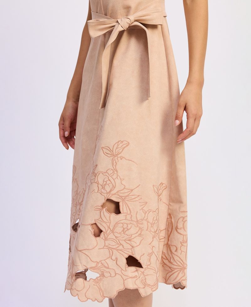 Women's Donna V-Neck Midi Dress