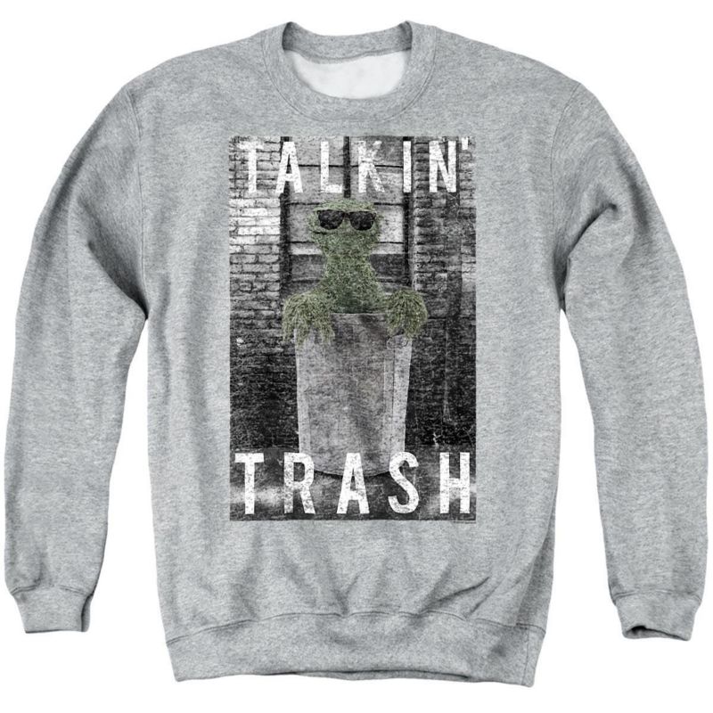 Men's Talkin Trash Graphic Crewneck Sweatshirt