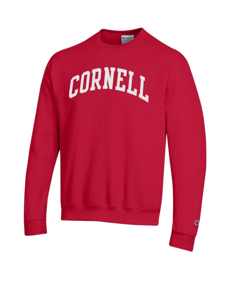 Men's Red Cornell Big Red Basic Arch Fleece Pullover Sweatshirt