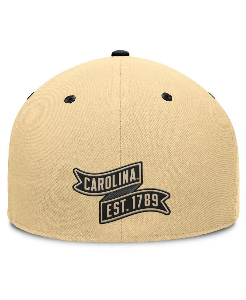 Men's Gold/Black North Carolina Tar Heels Balance Fitted Hat