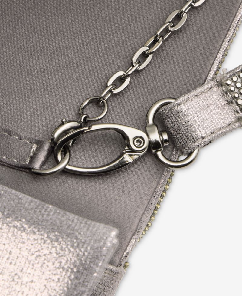 Caitlin Satin and Crystal Clutch