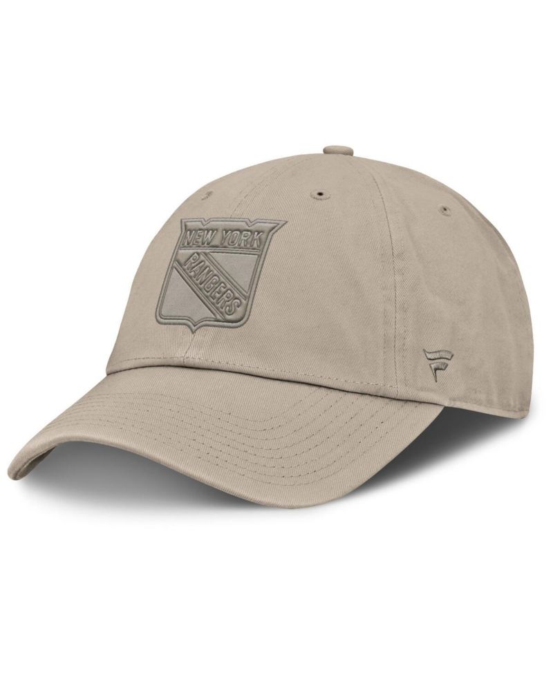 Men's Tan New York Rangers Authentic Pro Road Adjustable Hat