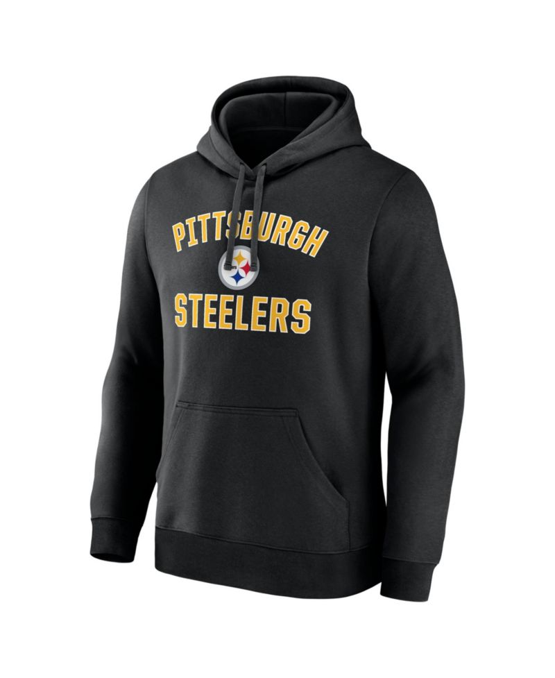 Men's Pittsburgh Steelers Arch Victory Fleece-Pullover Hoodie