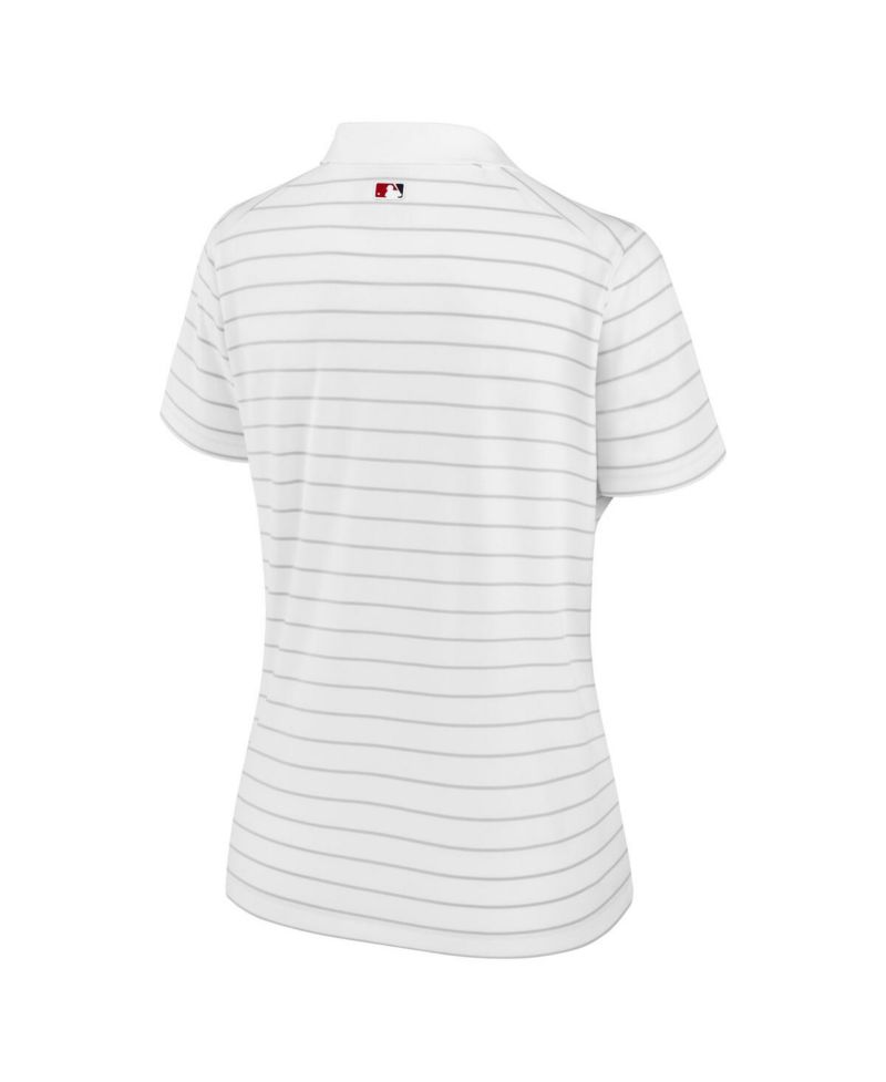 Women's White Minnesota Twins Authentic Collection Victory Performance Polo Shirt