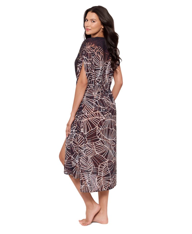 Women's Lets Be Fronds Beaded Kimono Cover Up
