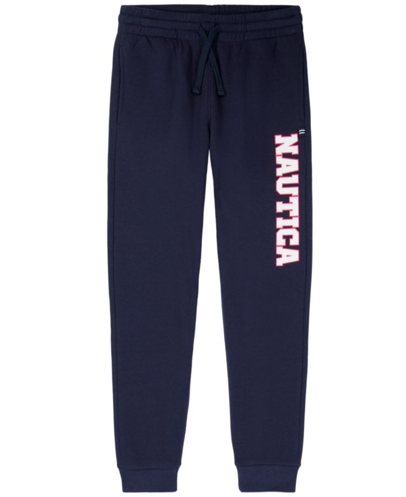 Boys' 8-20 Logo Print Fleece Joggers