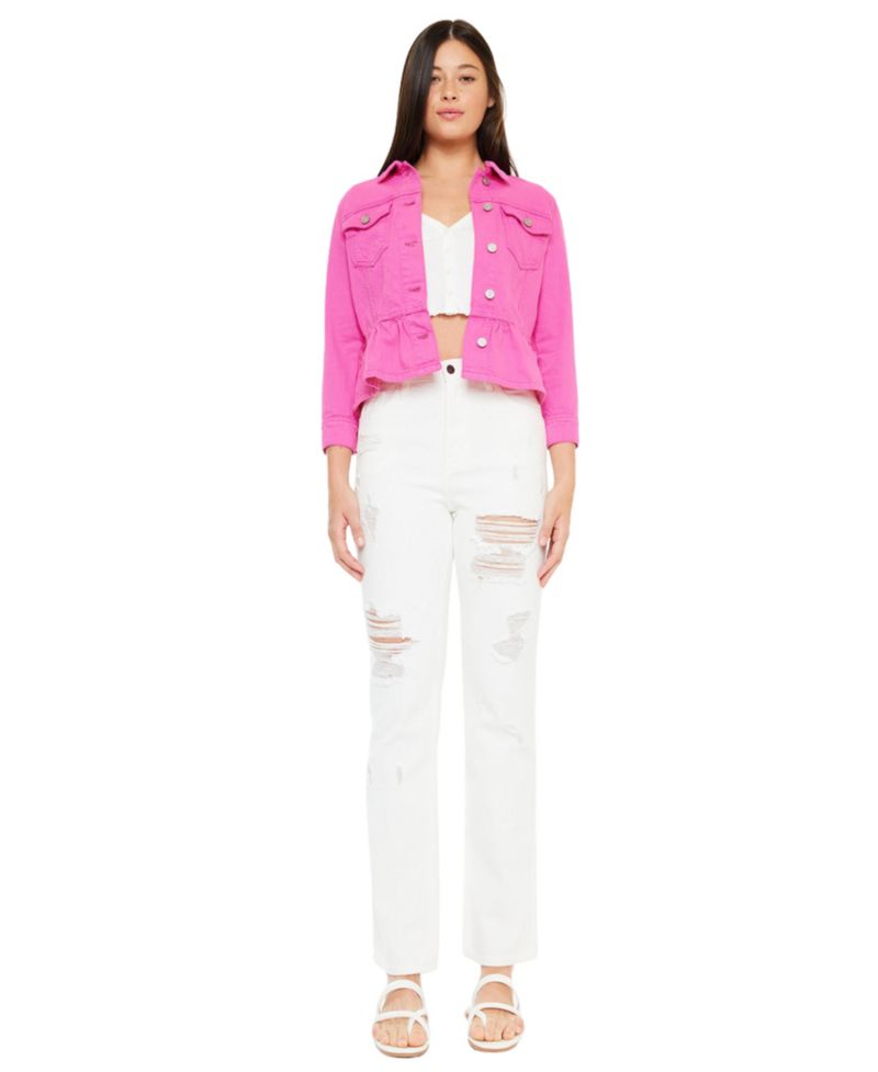 Women's Marilou Peplum Denim Jacket