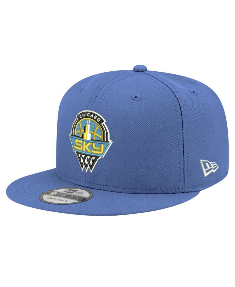 Men's and Women's Sky Blue Chicago Sky Logo 9FIFTY Snapback Hat