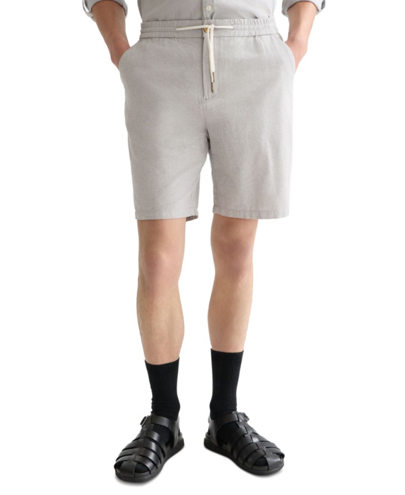 Men's Seasonal Core Linen-Blend Shorts