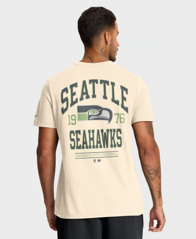 Men's Natural Seattle Seahawks Freestyle Essential T-Shirt