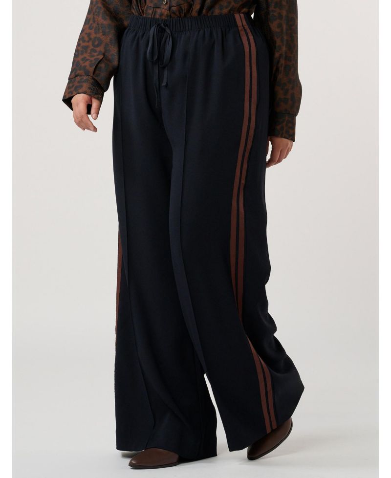 Women's Jesse Wide-Leg High Rise Striped Pant