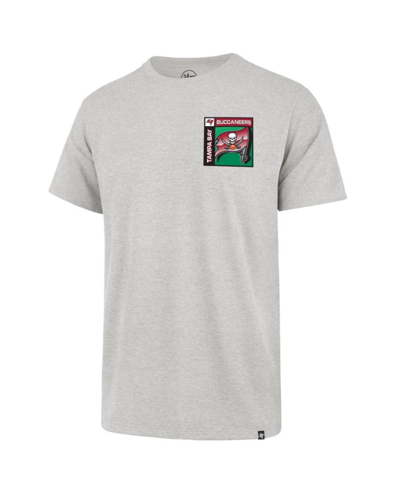 Men's Gray Tampa Bay Buccaneers Chrome Plate Franklin T-Shirt