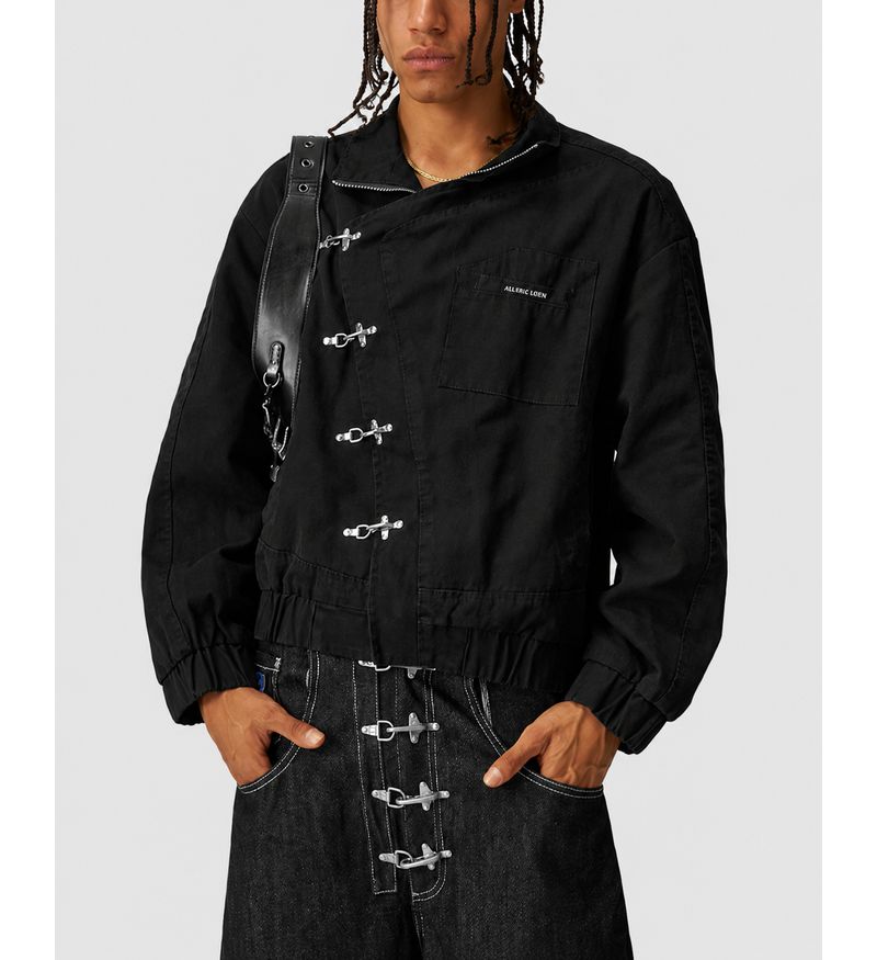 Men's Boxy Fireman Clasp Jacket