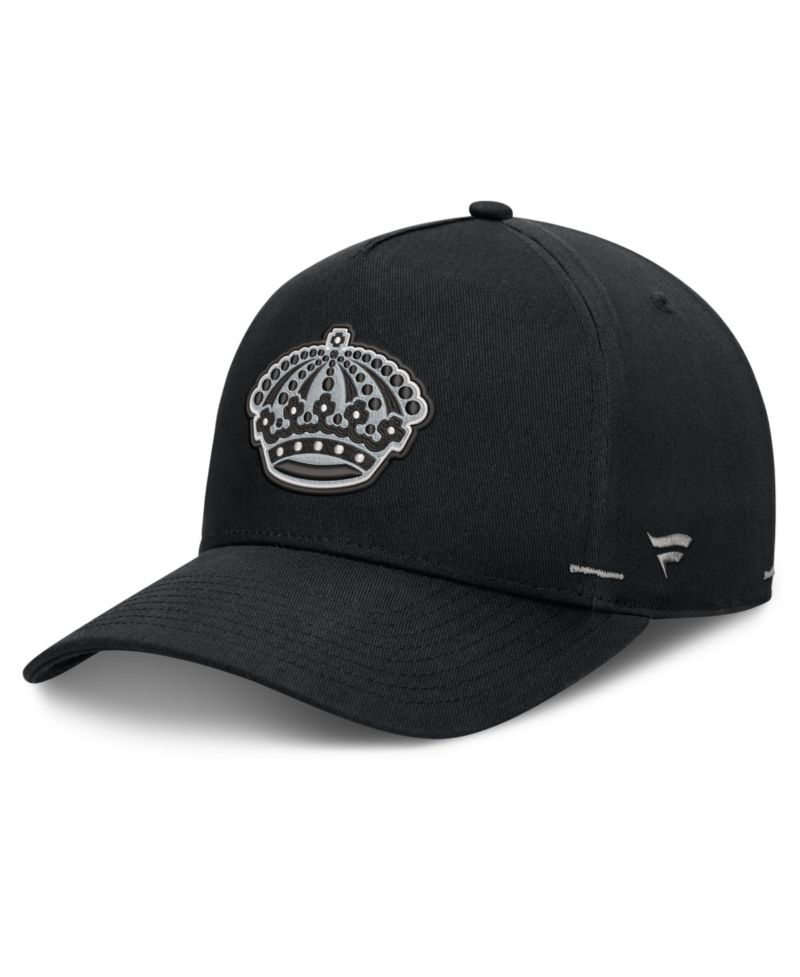 Men's Black Los Angeles Kings Alternate Authentic Pro Rink A-Frame Adjustable Hat