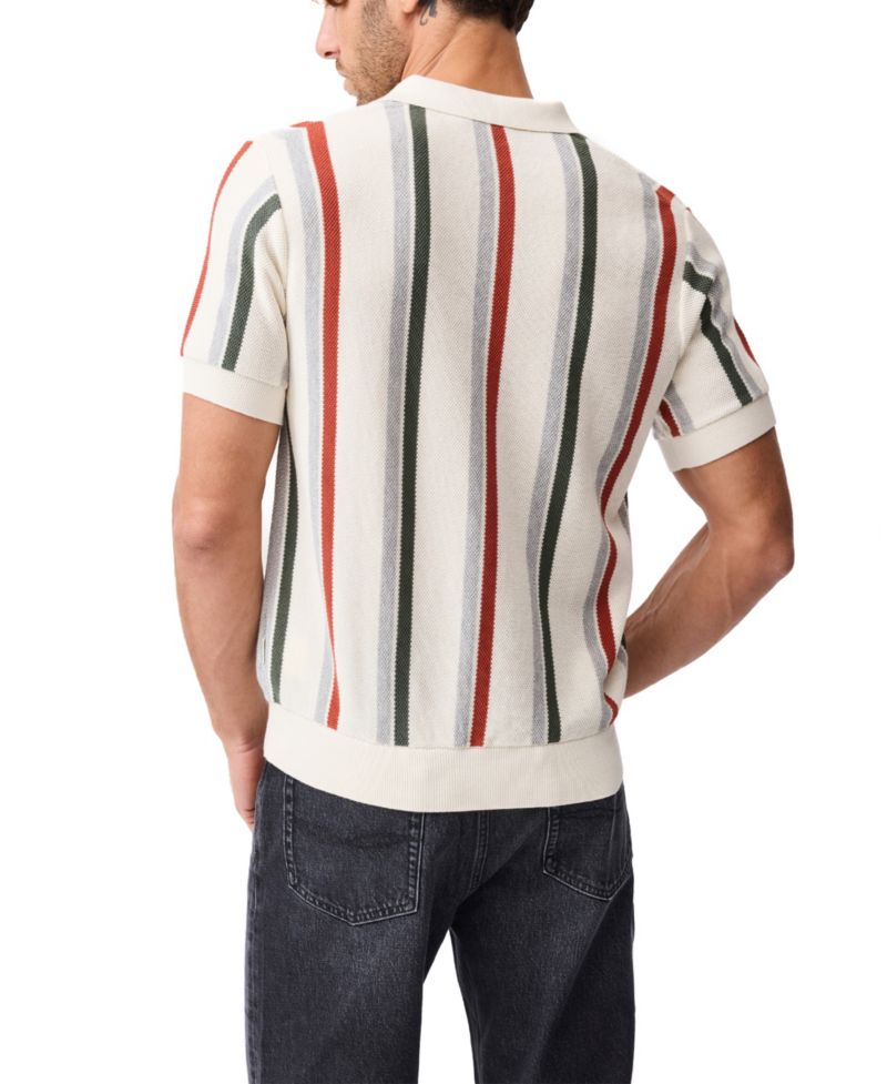 Men's Royce Hill Cotton Knit Polo Shirt