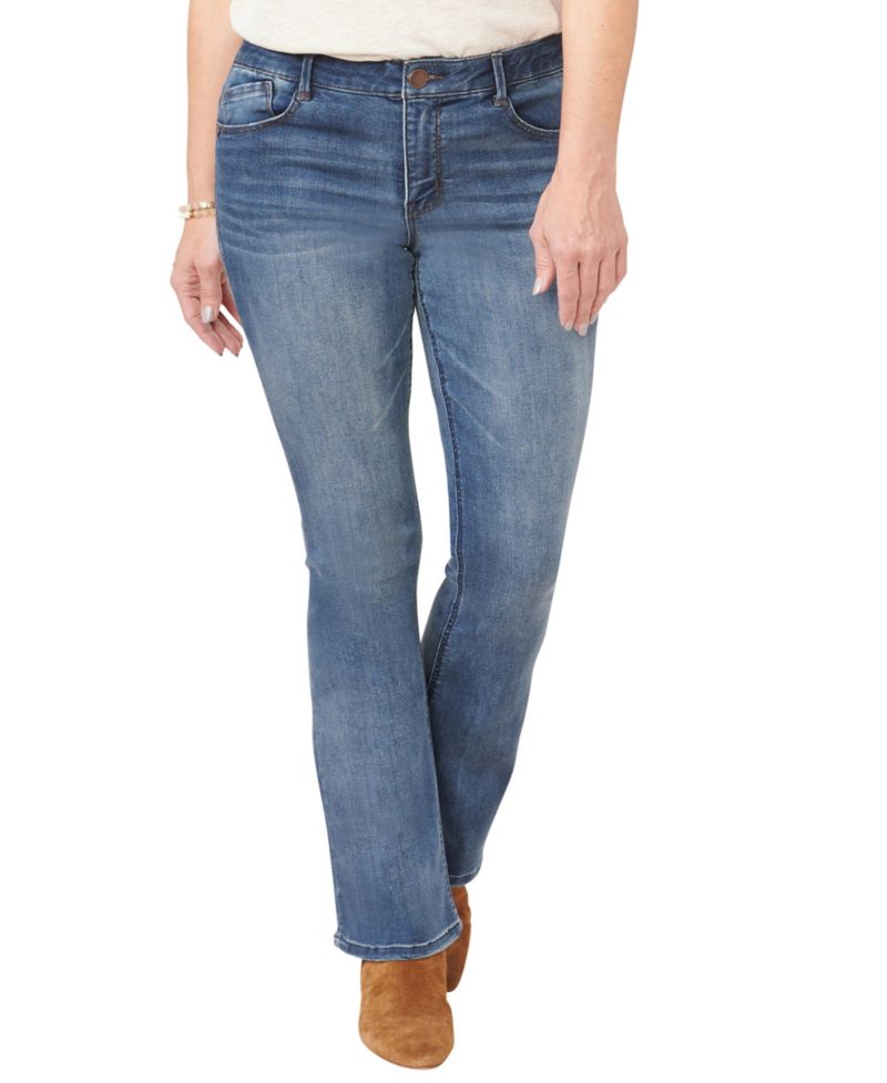 Women's "Ab"Solution 32/18" High Rise Itty Bitty Bootcut Jeans