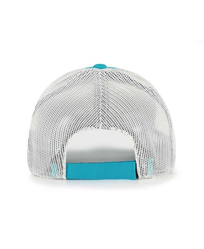 Men's Aqua Miami Dolphins Headstone Trucker Adjustable Hat