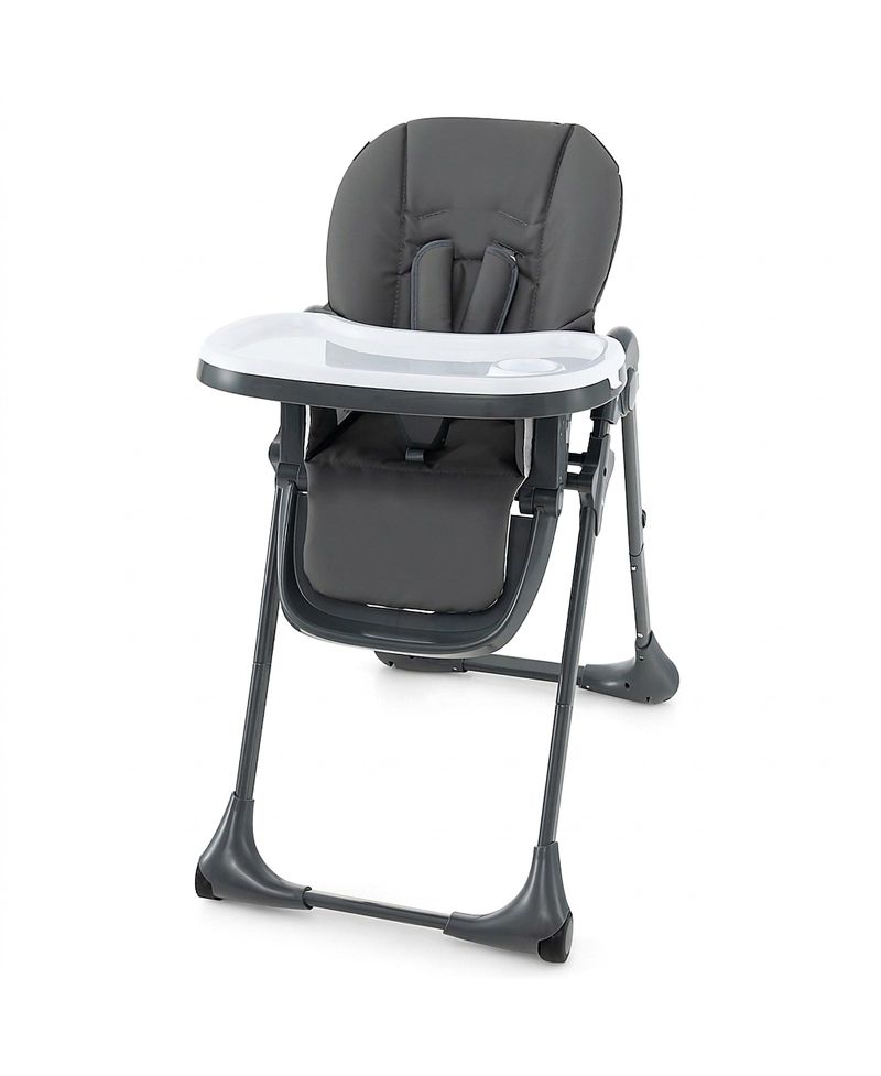 Baby 3-in-1 Convertible High Chair with 7 Heights and Dual Food Tray