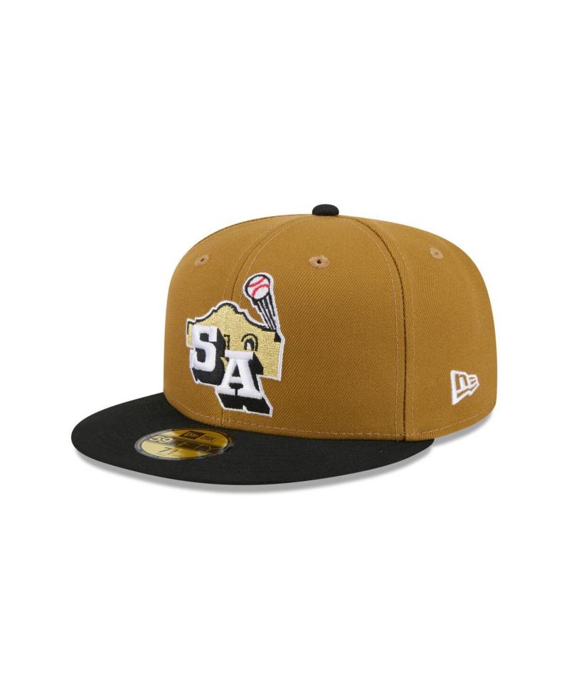 Men's Gold San Antonio Missions Theme Nights 59FIFTY Fitted Hat