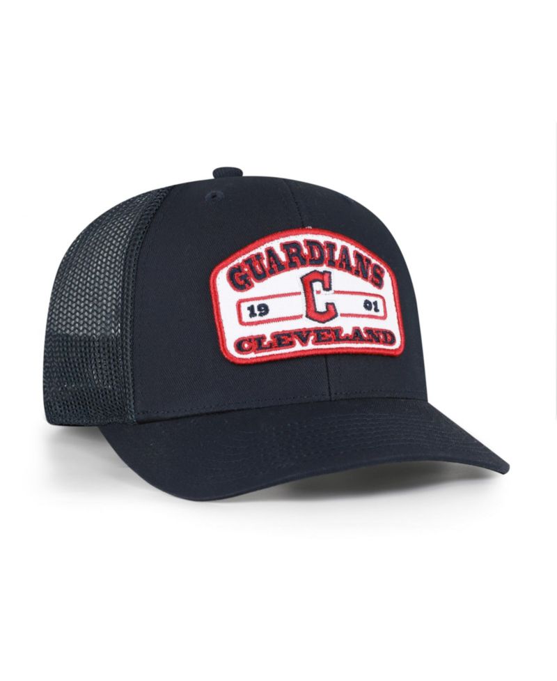 Men's '47 Navy Cleveland Guardians Roadway Trucker Adjustable Hat