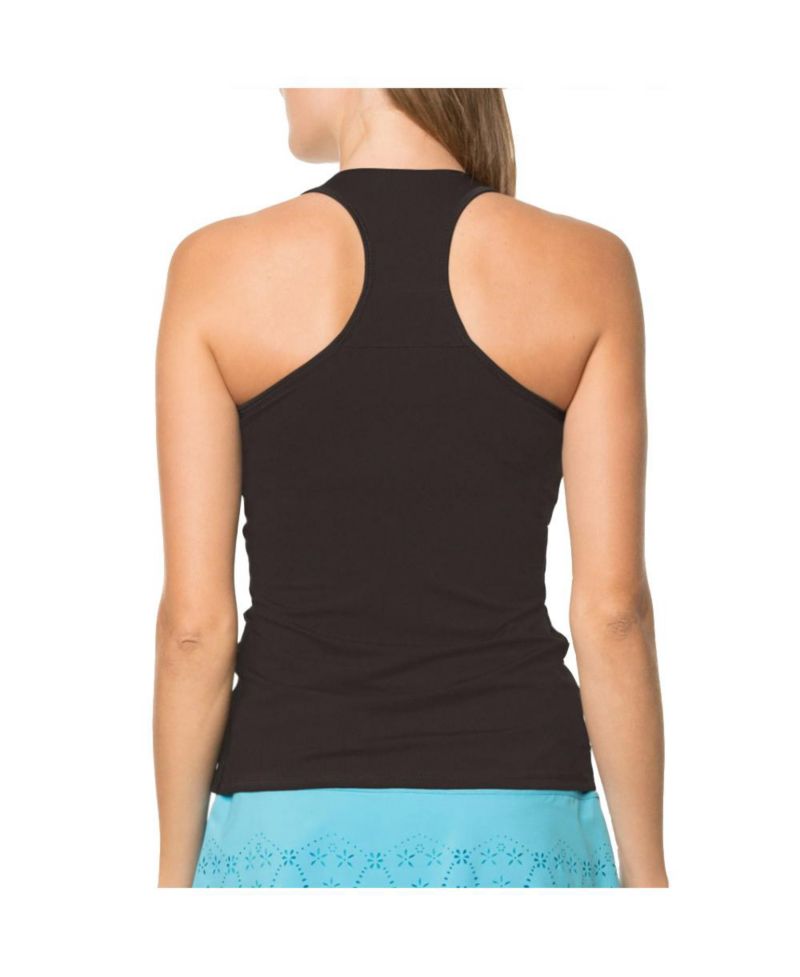 Women's V-Neck with Built-In Bra Tennis Tank