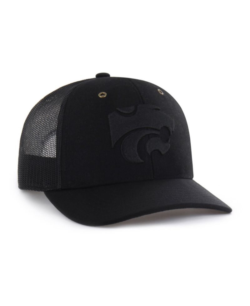 Carhartt x '47 Men's Black Kansas State Wildcats Trucker Adjustable Hat