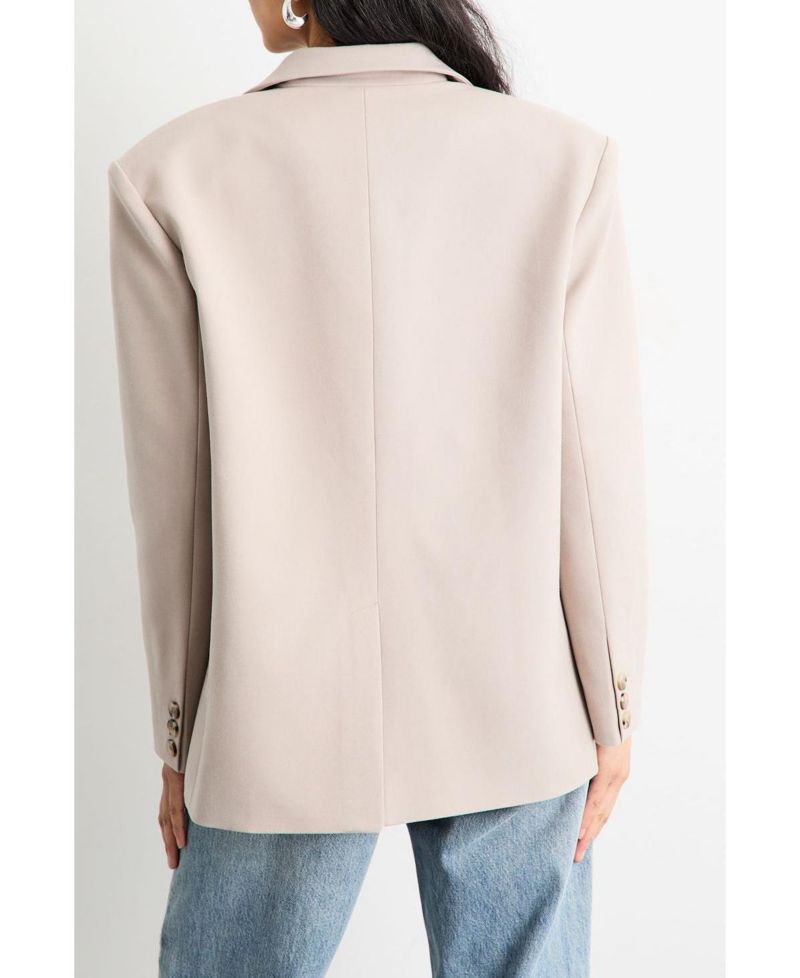 Women's Oversized Single Breasted Blazer