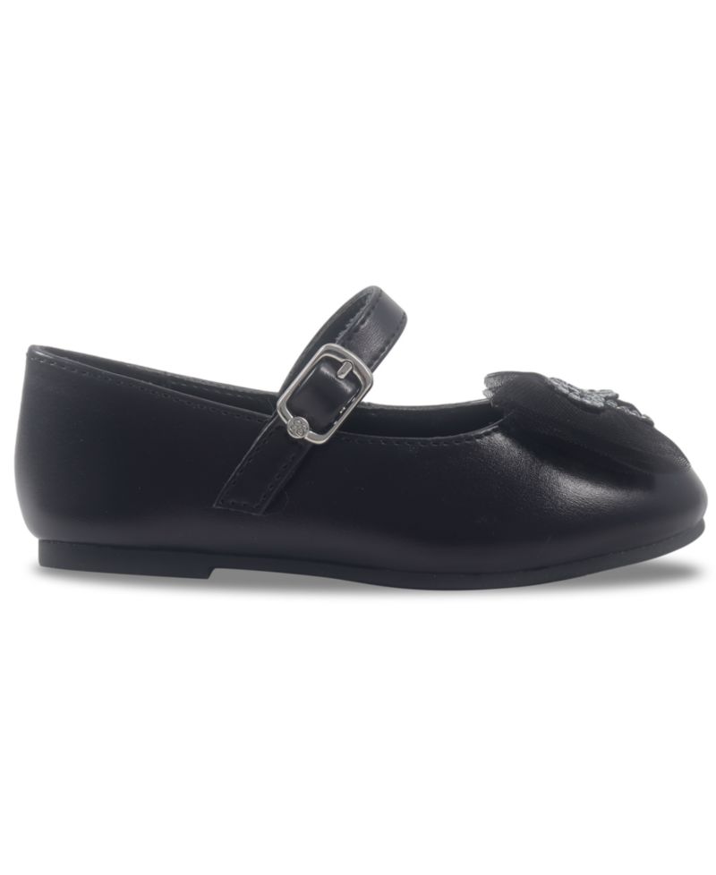Toddler and Little Girls' Amy Petal Buckle Strap Dress Shoe