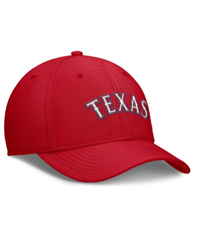 Men's Red Texas Rangers Rise Performance Flex Hat