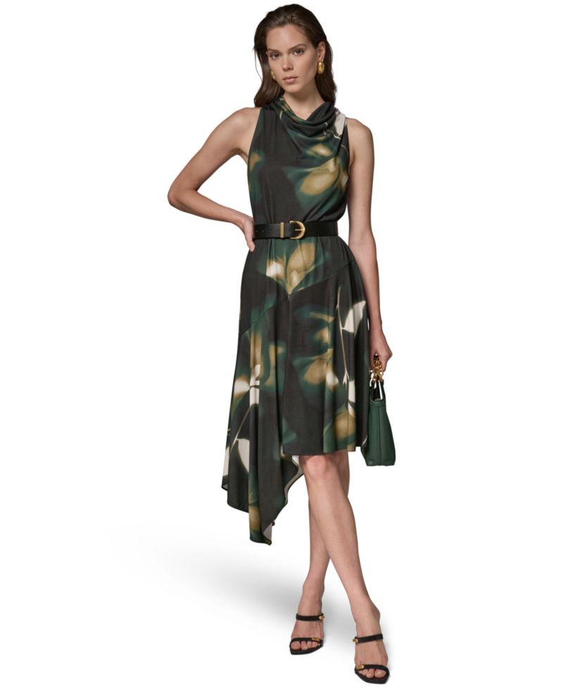 Women's Jersey Print Sleeveless Dress
