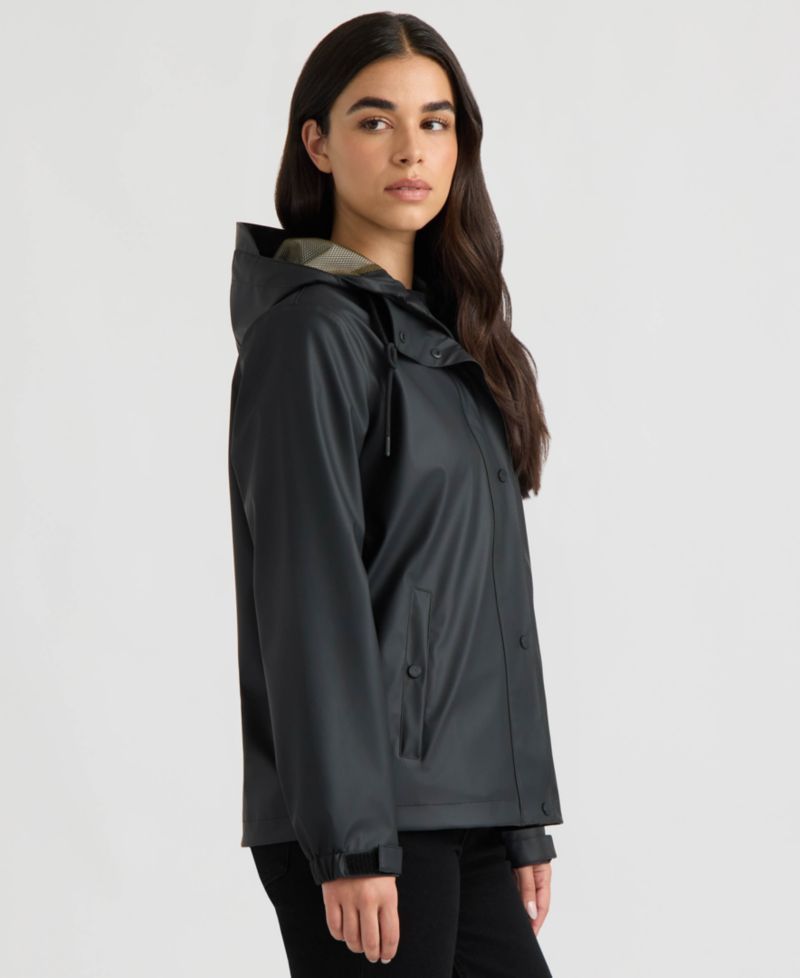Women's Dina Rubberized Hooded Waterproof Jacket