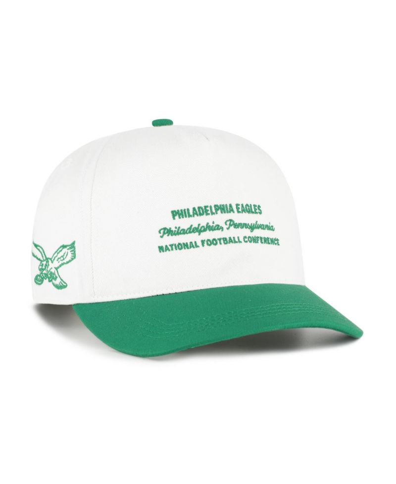 Men's White Philadelphia Eagles Contemporary Two-Tone Hitch Adjustable Hat