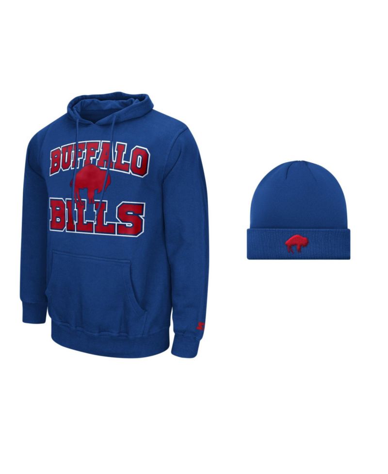 Men's Buffalo Bills Classic-Fit Fleece-Lined Hoodie and Knit Hat, 2-Piece Set