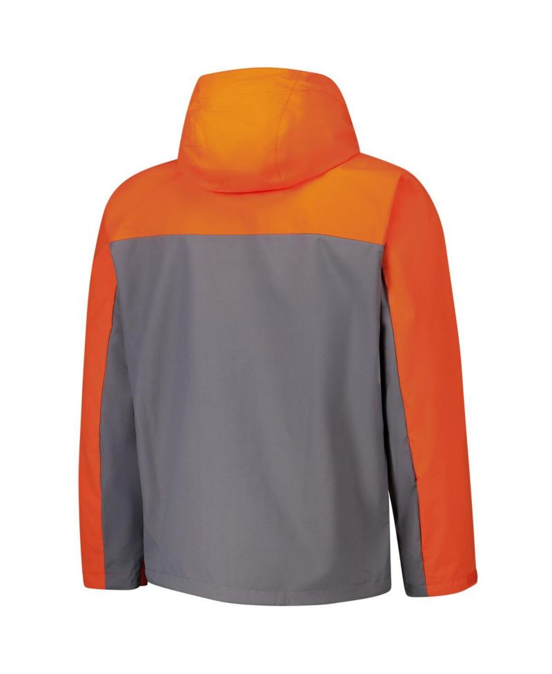 Men's Orange Clemson Tigers Field Bound Omni-Tech Full-Zip Jacket