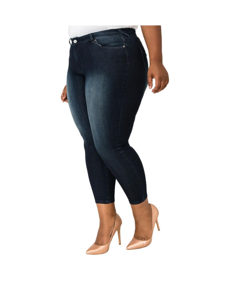 Women's Curvy-Fit Cropped Skinny Jeans
