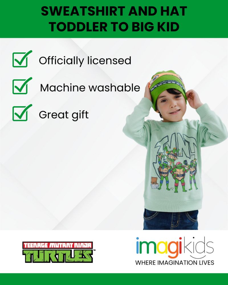 Boys' 2-Piece Fleece Sweatshirt and Hat Set